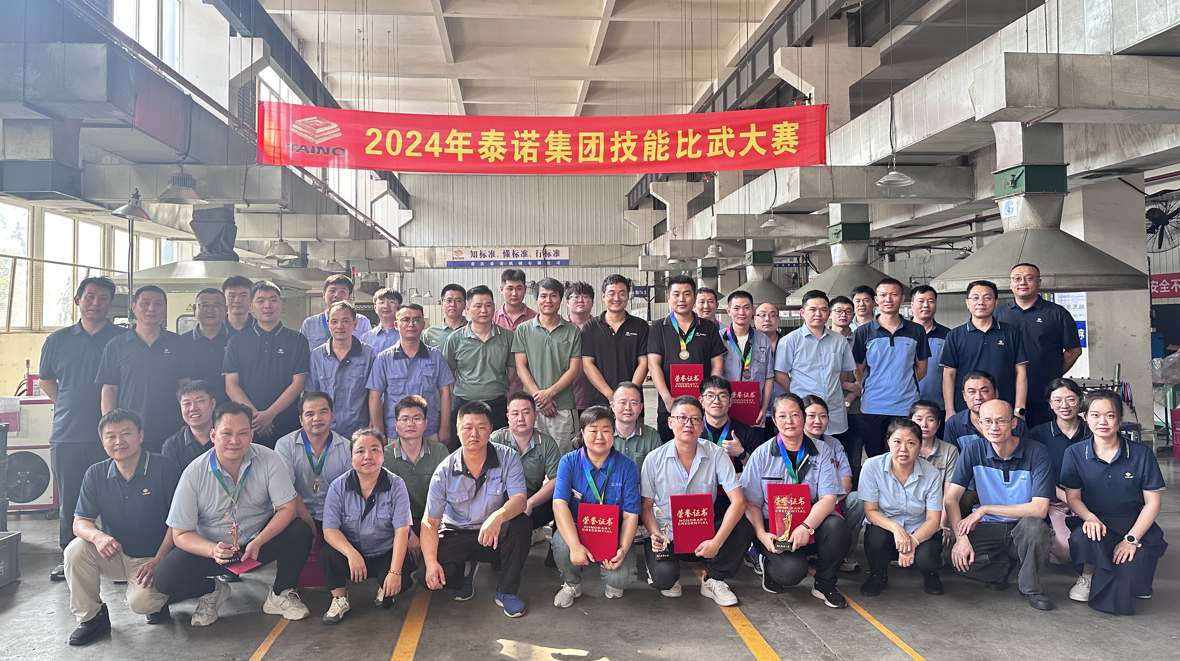 泰諾集團(tuán)第三屆員工技能比武競賽圓滿結(jié)束